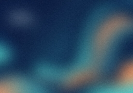 Abstract background with smooth gradient of dark blue and soft orange tones.