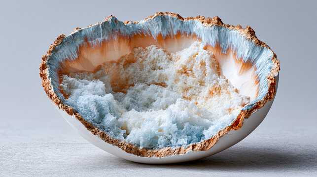 Kaolin porcelain clay body fired translu 1