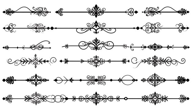 Elegant line dividers