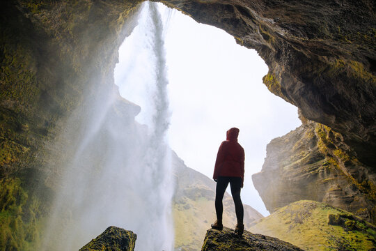 Observing a Waterfall in Iceland