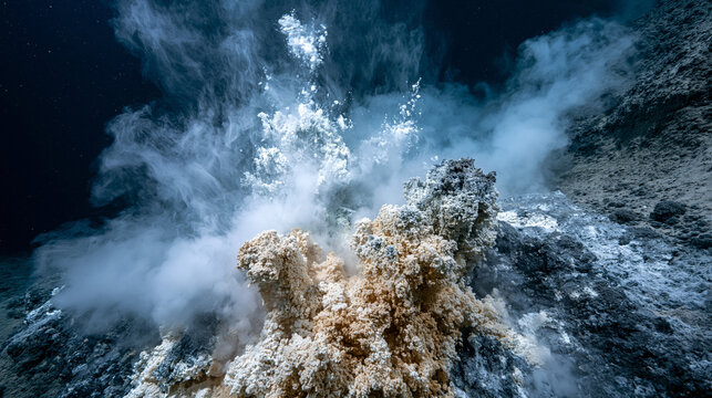Deep ocean hydrothermal vent mineral chi 2