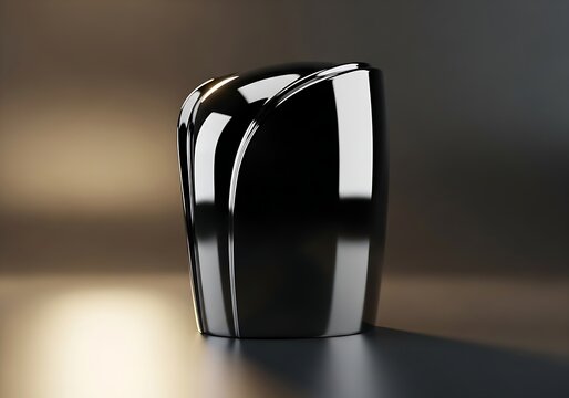 ModernMinimalistBlackHydroFlaskOnSurface.