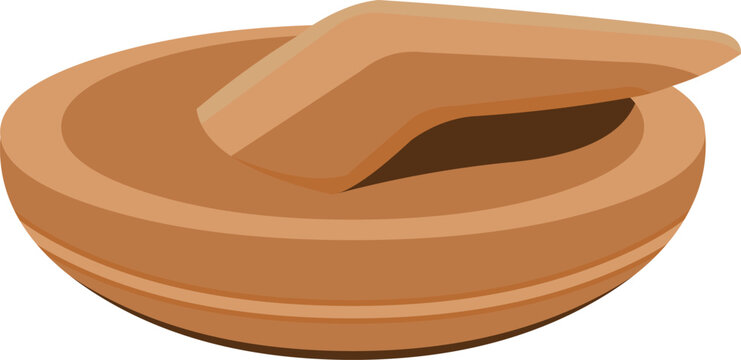 Wooden Pestle Vector Illustration.eps