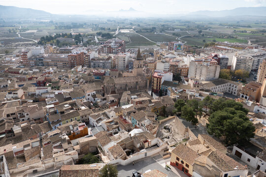 Villena desde el Castillo de la Atalaya