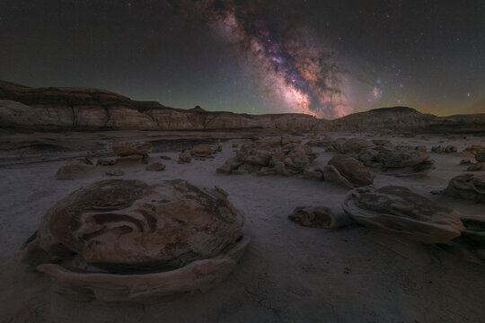 Milky Way Over Bisti