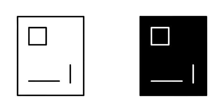 Blank document form or file icon with document page template business interface documentary isolated pictogram management application
