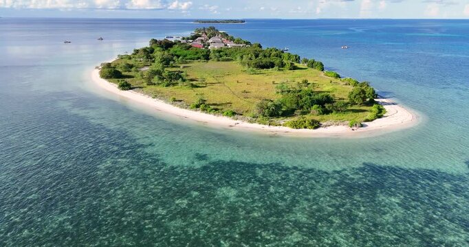 Serene Island Retreat in Indonesia Surrounded by Endless Blue Seas