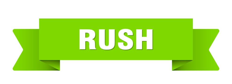rush ribbon isolated on transparent background. rush ribbon