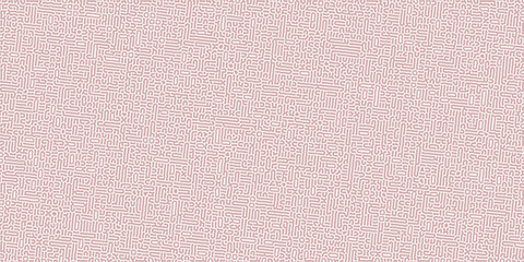 Fototapeta premium Trendy pink Turing pattern. Monochrome seamless Turing diffusion reaction pattern with chaotic motion.
