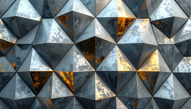 Geometric grid pattern: low poly abstract background