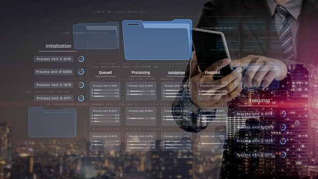 Task management workflow dashboard visualizing to-do lists, ongoing tasks, review status, and completed items to support productivity and project tracking Marrow