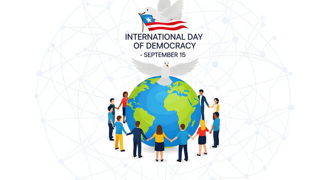 International Day of Democracy concept