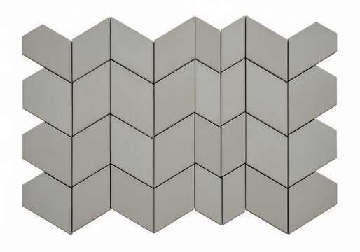 Abstract gray chevron pattern with geometric zig zag shapes and diamond tiles for modern surface design