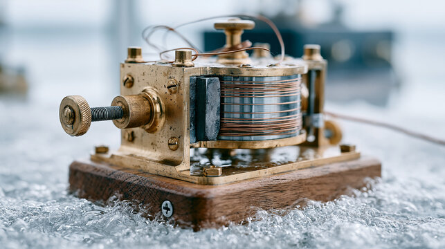 Morse code telegraph brass sounder coil  3