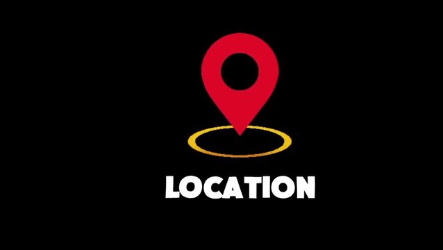 Location text animation 