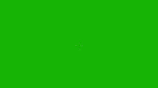 Circle, line Bursts And Sparks Animation on Green Screen background. Circle Burst Motion Graphics in After Effects, blast circle pop up loop animation, template elements
