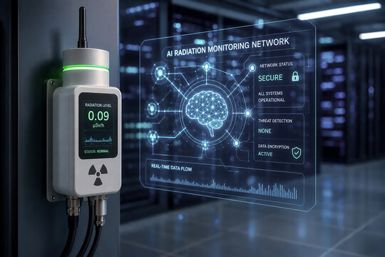Monitoramento de radia&ccedil;&atilde;o futurista