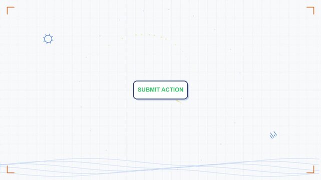 Animated submit action button