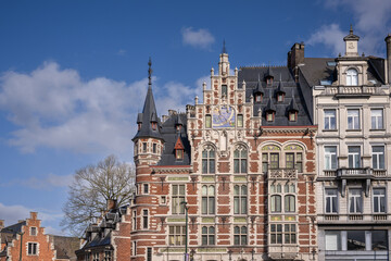Obraz premium Brussels is the capital of Belgium, the French Community of Belgium, and the Flemish Community. It is also the de facto capital of the European Union.