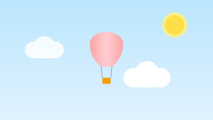 Obraz premium balloons in the sky