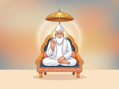 Sant Kabir Das Jayanti celebration background.  