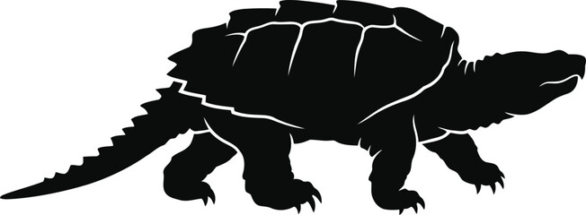 Black panther walking silhouette © Kayem
