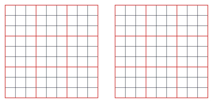 Decorative home furnishings Sudoku challenge with solutions
