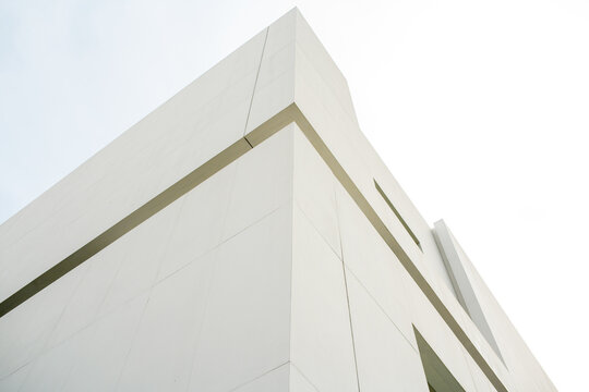Warsaw, Poland: May 24 2026: The striking modern building of the Museum of Modern Art (MSN) at Defilad Square in Warsaw center. Contemporary European architecture landmark.