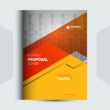 Corporate Business Proposal Cover Design Template concept