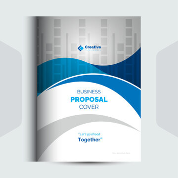 Corporate Business Proposal Cover Design Template concept