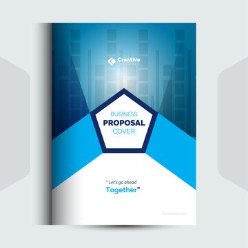 Corporate Business Proposal Cover Design Template concept