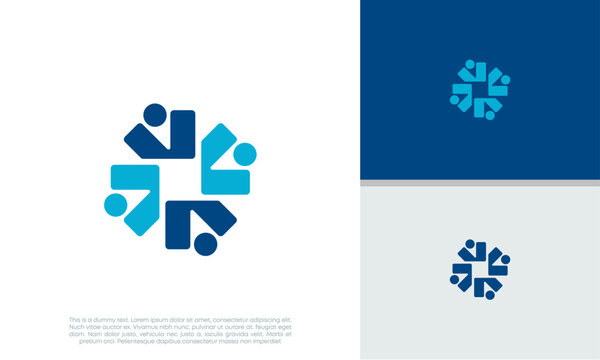 Human Resources Consulting Company, Global Community Logo.	
