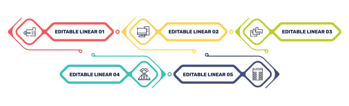 computer and media outline icon set featuring export folder, server from client, index folder, computer worker icons.