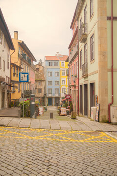 Charming Street Scene in Historic Braga
