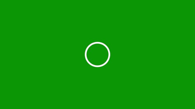 Energetic video editing and motion design assets on green screen background, cartoon firework moving asset with white ellipse burst and line circle blast, 4k motion graphics pop up element.