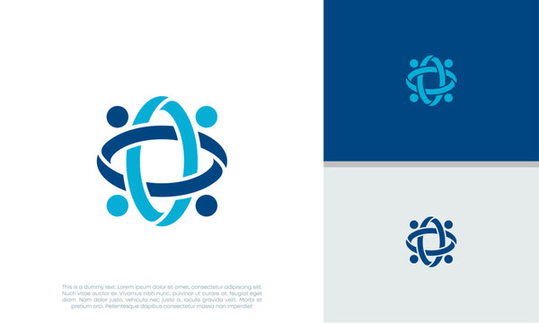 Human Resources Consulting Company, Global Community Logo	
