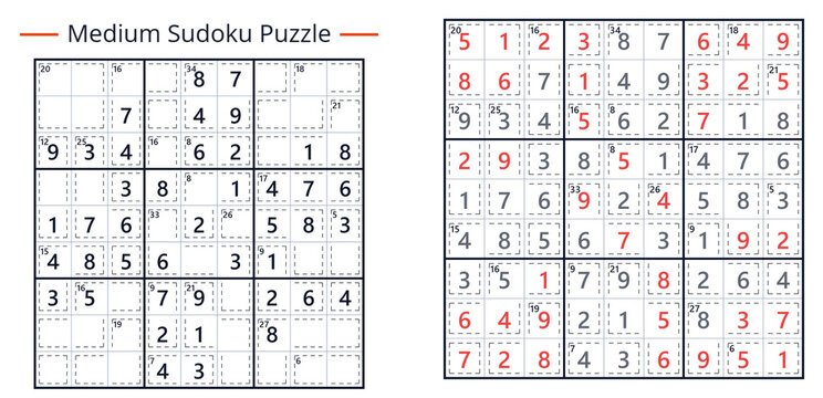 Sudoku math puzzle
