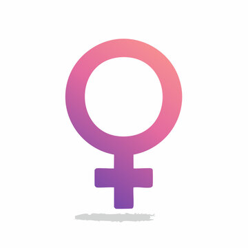 Female Symbol with Gradient