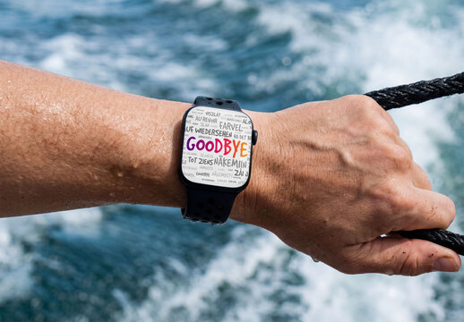 Watch Screen Mockup Template