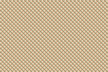 Fototapeta premium Woven tan mesh grid pattern in warm neutral tones for modern textile or background use, subtle texture for branding and web banners