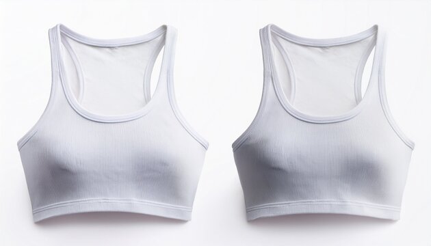 White Undershirt Isolated On A White Background