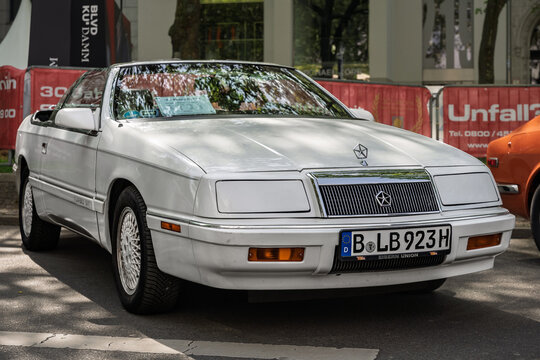 BERLIN - MAY 10, 2026: Personal luxury car Chrysler LeBaron Turbo GTS, 1980s. Classic Days Berlin.