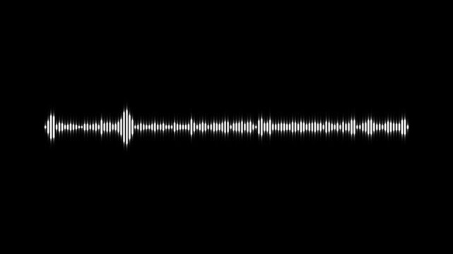 Dynamic audio spectrum visualizer with vibrant blue neon laser effects pulsing to the music rhythm, glowing sound wave equalizer bars overlay for music video promotion on black background, 4k video