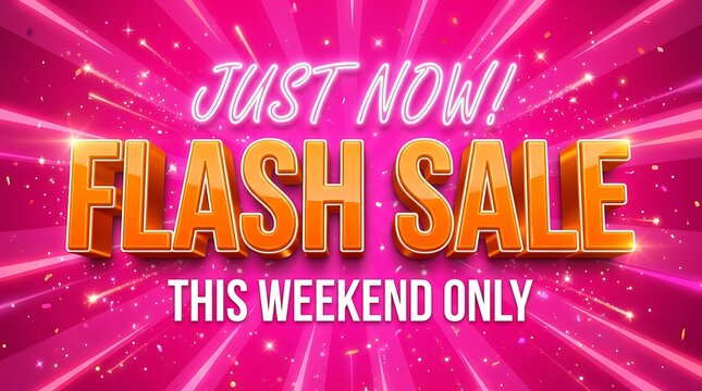Flash Sale Weekend Offer Just Now Limited Time Discount