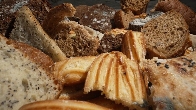 The stale loaf of bread is no longer good for eating