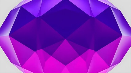 Obraz premium Vibrant purple gemstone with pink gradient facets shining bright