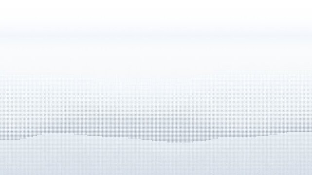 Abstract halftone wave pattern, gray dot gradient texture with flowing lines, minimalistic geometric graphic design element for print and web layouts.