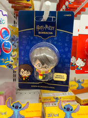 Naklejka premium Harry Potter Borracha Collectible Toy on Store Shelf Display