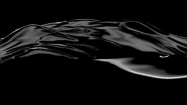 a thin water surface or Elegant Water Surface Waves, with small ripples