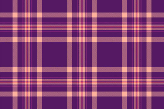Traditional tartan plaid pattern with a textured woven appearance and purple and red tones. The seamless fabric design creates a calm decorative background with a traditional textile feel.